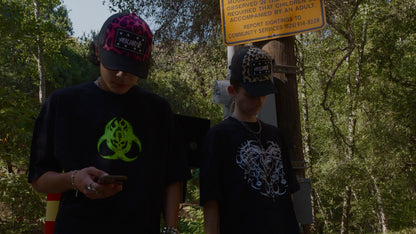 Green Hazard Cropped T-Shirt