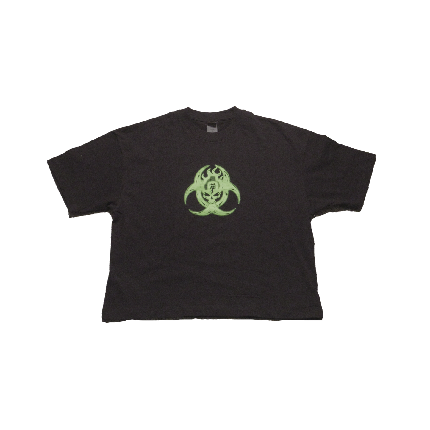 Green Hazard Cropped T-Shirt