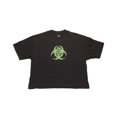 Green Hazard Cropped T-Shirt