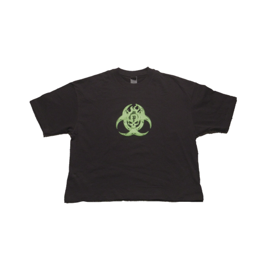 Green Hazard Cropped T-Shirt