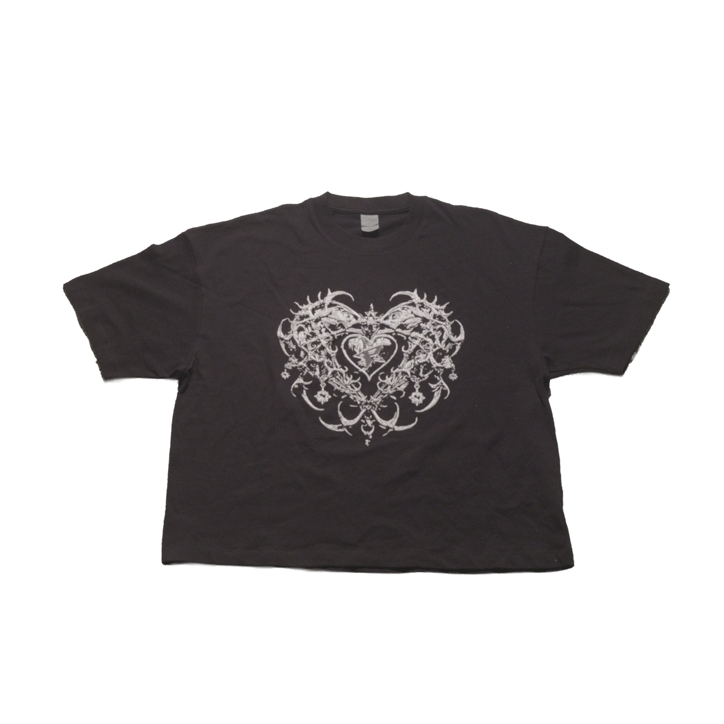 Iron Heart Cropped T-Shirt