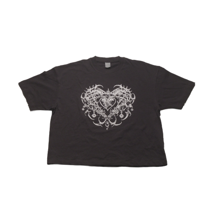 Iron Heart Cropped T-Shirt