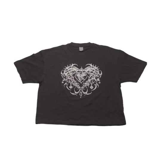 Iron Heart Cropped T-Shirt
