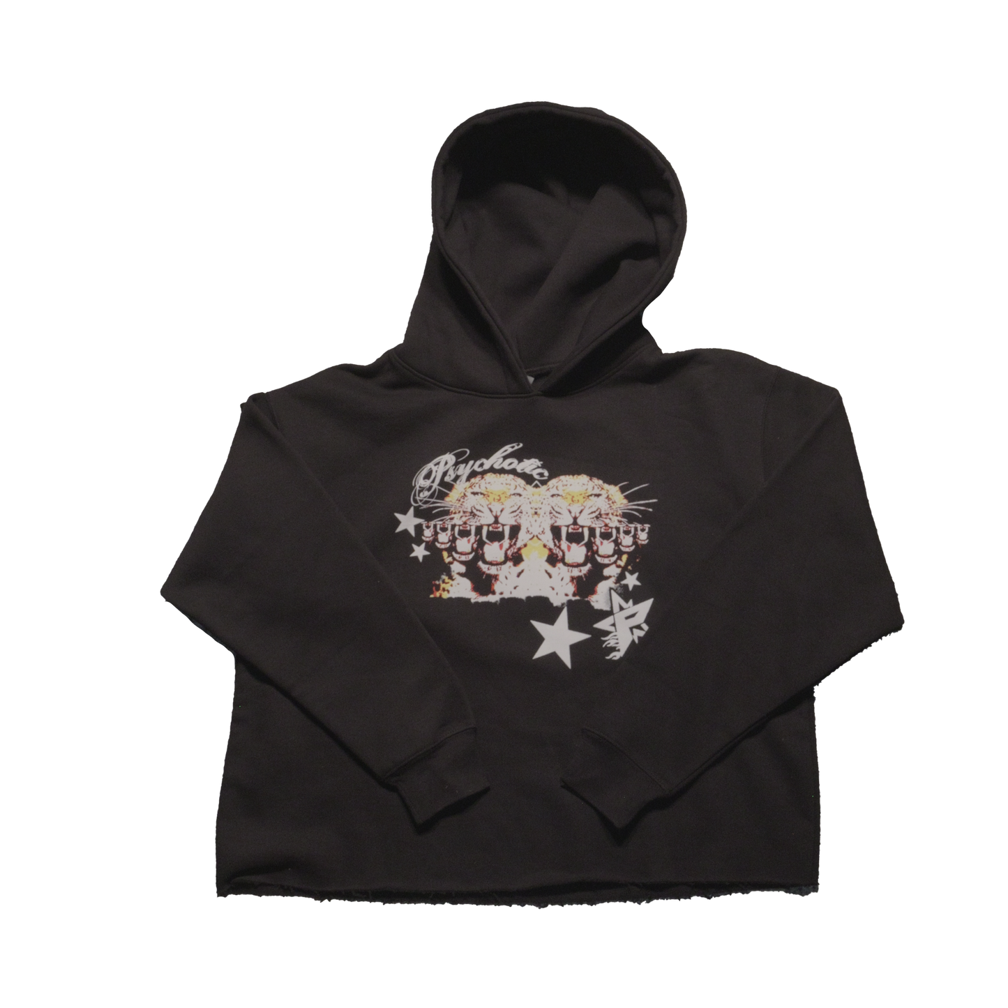 Leopard Cropped Hoodie